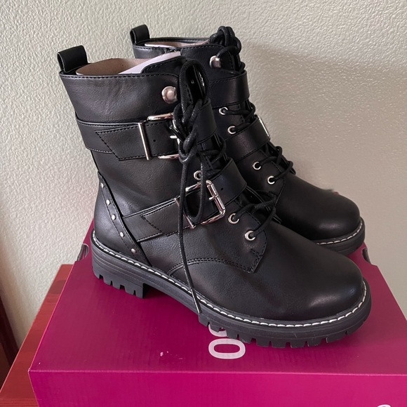 SO Black Women Boots Size 6.5 Wide New 👢👢 - Picture 2 of 7